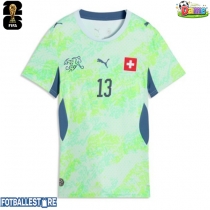 Sveits Zeki Amdouni #23 Bortedrakt Dame VM 2026 Kortermet